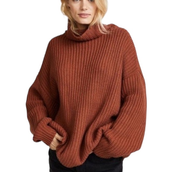 Free People Sweaters - Free People Swim Too Deep Chunky Knot Oversized Boxy Sweater NWT